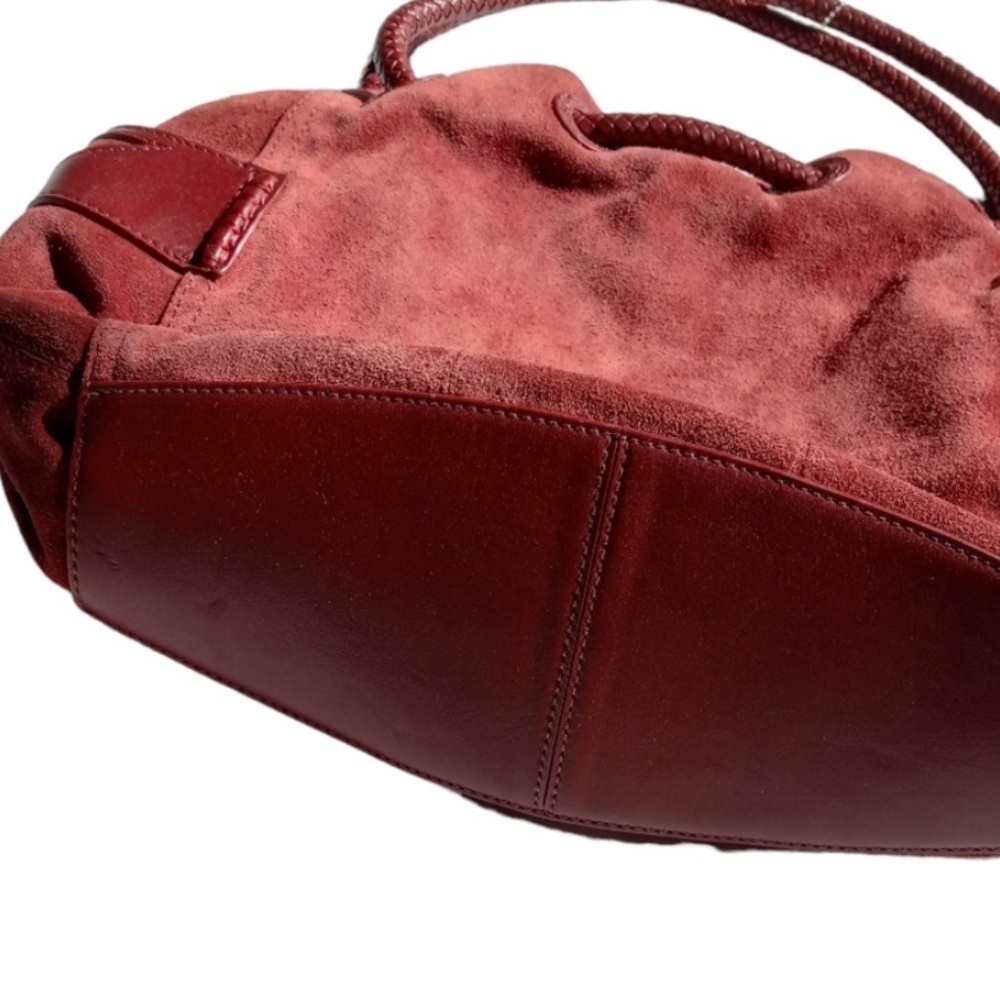 Cole Haan “Denny” Bag in Red Suede - Picture 5 of 10